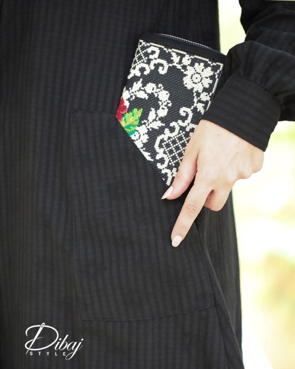 مانتو لینن مشکی (مدل دلا) - Image 6