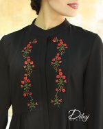 مانتو مشکی (مدل گل آذین) - Image 9