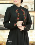 مانتو مشکی (مدل گل آذین) - Image 8