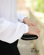 شومیز سفید با گیپور ( مدل آلا) - Image 3
