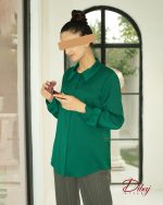 شومیز سبز زمردی برای عید غدیر